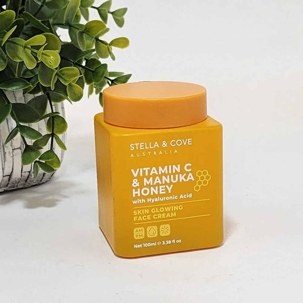 Stella & Cove Vitamin C With Manuka Honey & Hyaluronic Acid Face Cream 3.38 oz